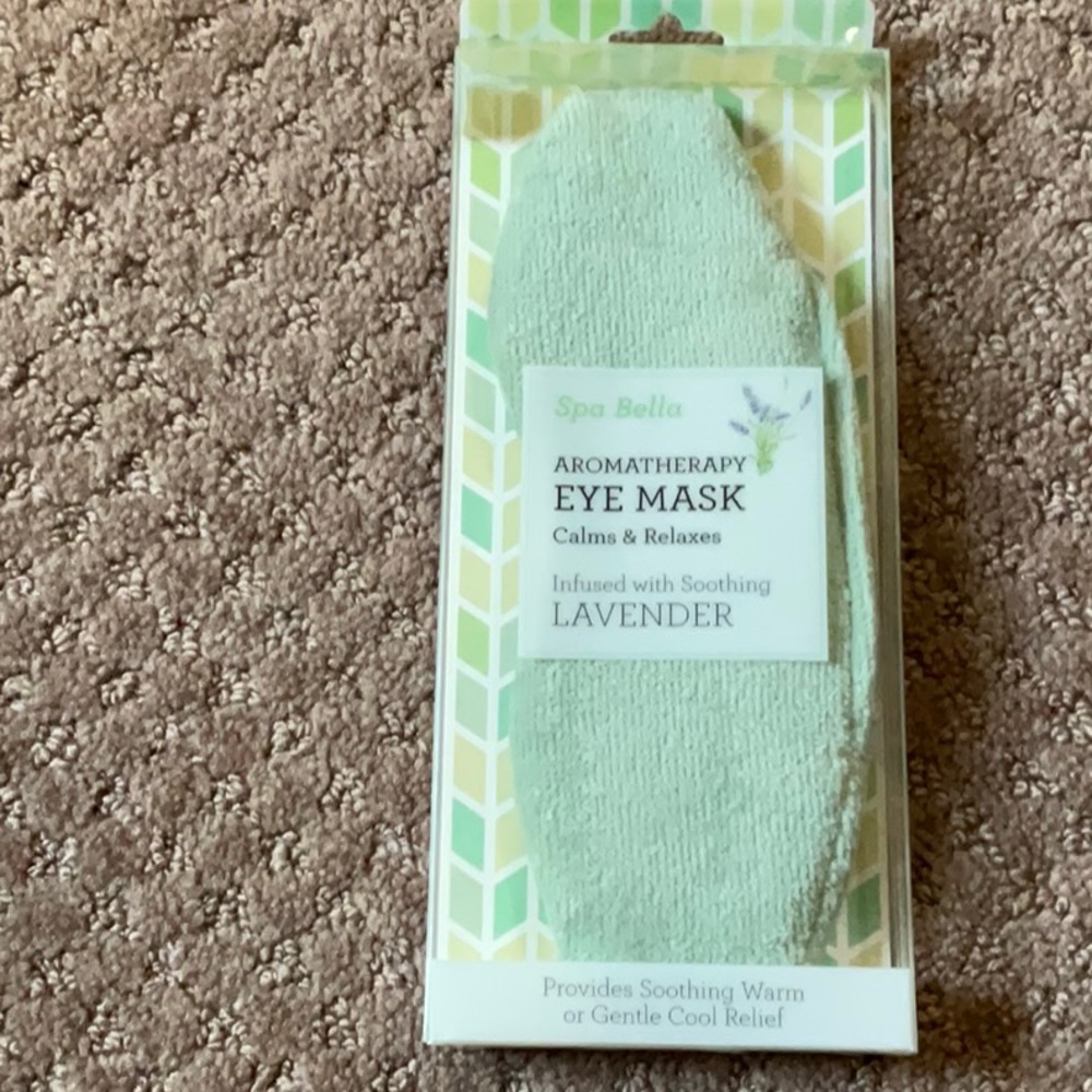 🌷SPA BELLA AROMATHERAPY EYE MASK NWT